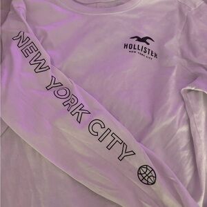 Hollister Graphic Tee with Cityscape Design